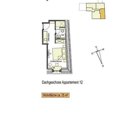 Logierhaus K15 12 Appartement Borkum